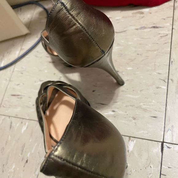 Christian Louboutin Bronze Platform Lady Corset Leather Pumps - Picture 11 of 11